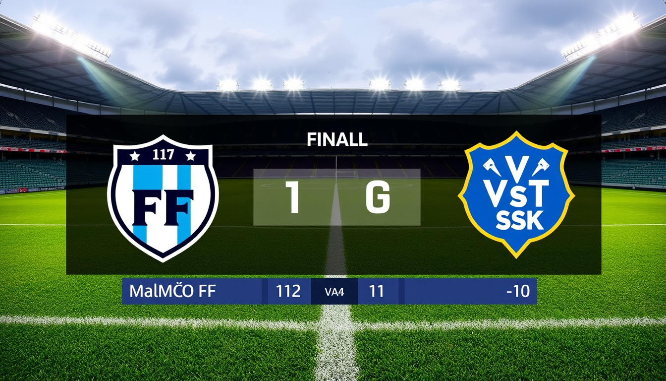 Malmö FF mot Västerås SK: Resultat & statistik