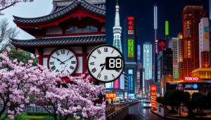 Vad är klockan i Japan? Aktuell tid, tidsskillnad och resguide