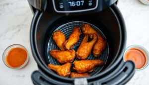 Guldfågeln Buffalo Wings i Airfryer – Tid, Temperatur & Tips