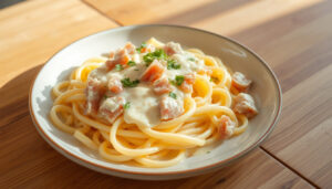 Pasta med ost och skinksås – Enkelt recept och bästa pastan